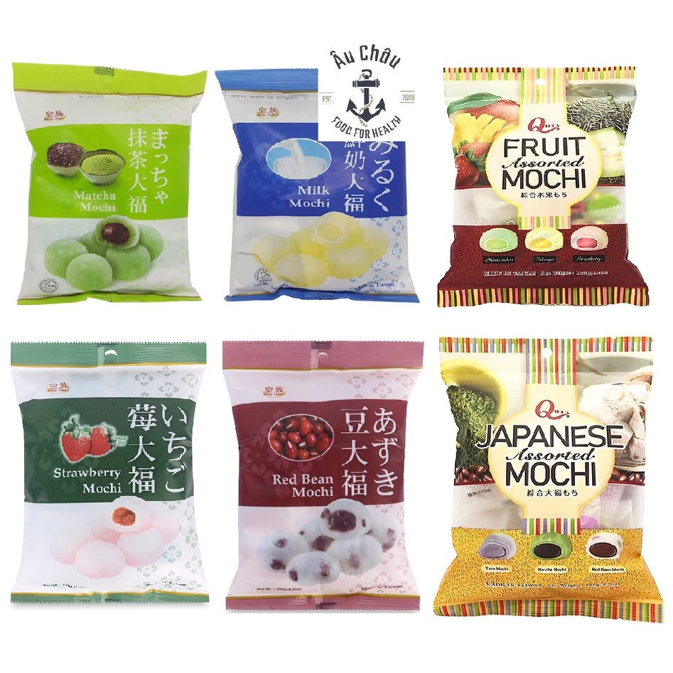 Bánh mochi Đài Loan kem lạnh Royal Family sweet dẻo ngon đủ vị ít calo 132g 9 bánh