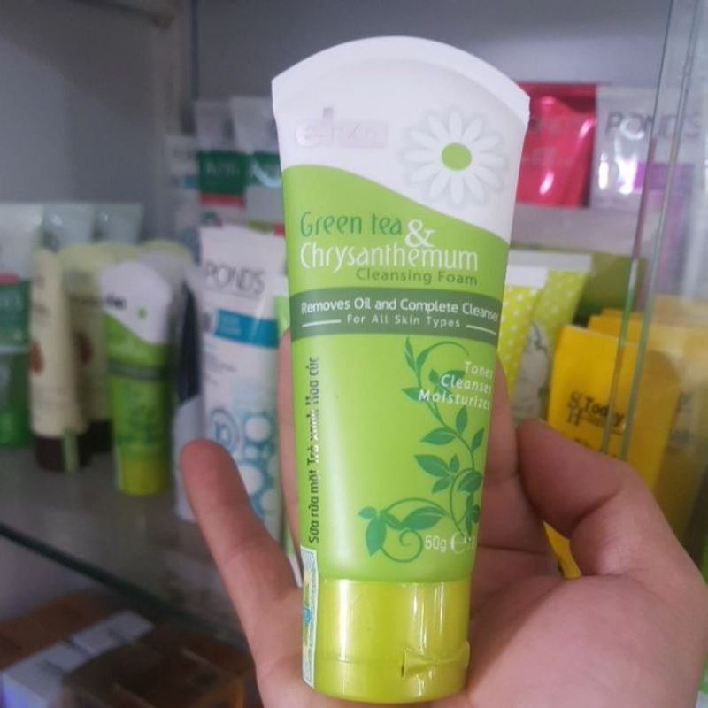 Sữa rửa mặt trà xanh hoa cúc Eliza 50g