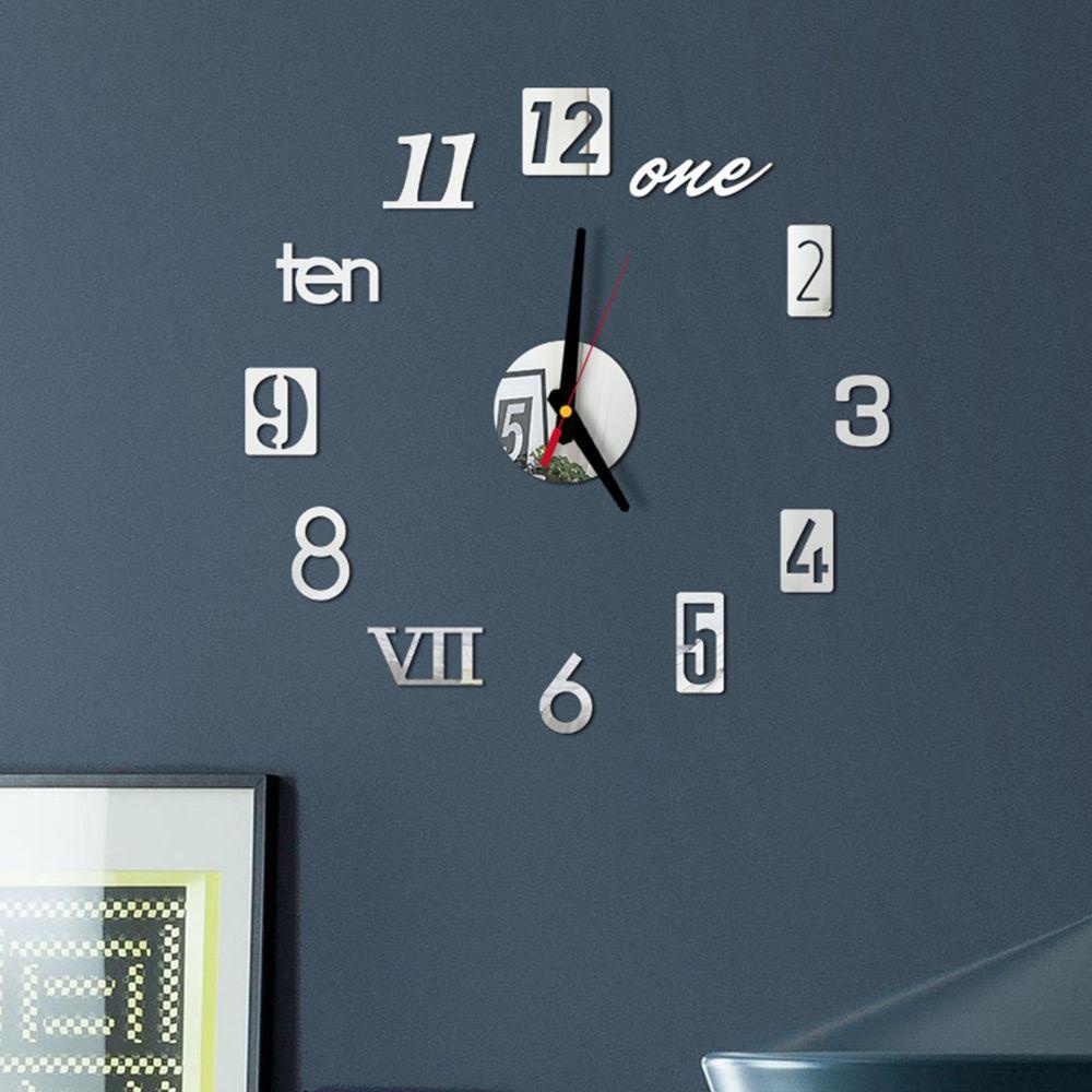 FOREVER Đồng Hồ Dán Tường Tự Dính Thời Trang