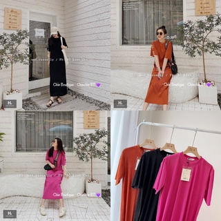 Váy suông nữ basic vải tăm ly siêu hot dk229