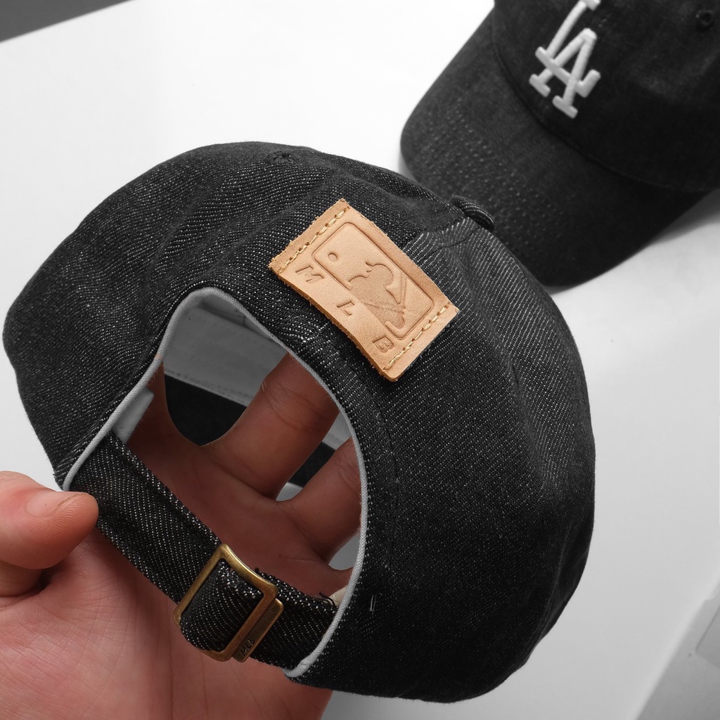 Nón kết, mũ lưỡi trai unisex chất liệu jean watt màu cá tính, logo thêu sắc nét NK1