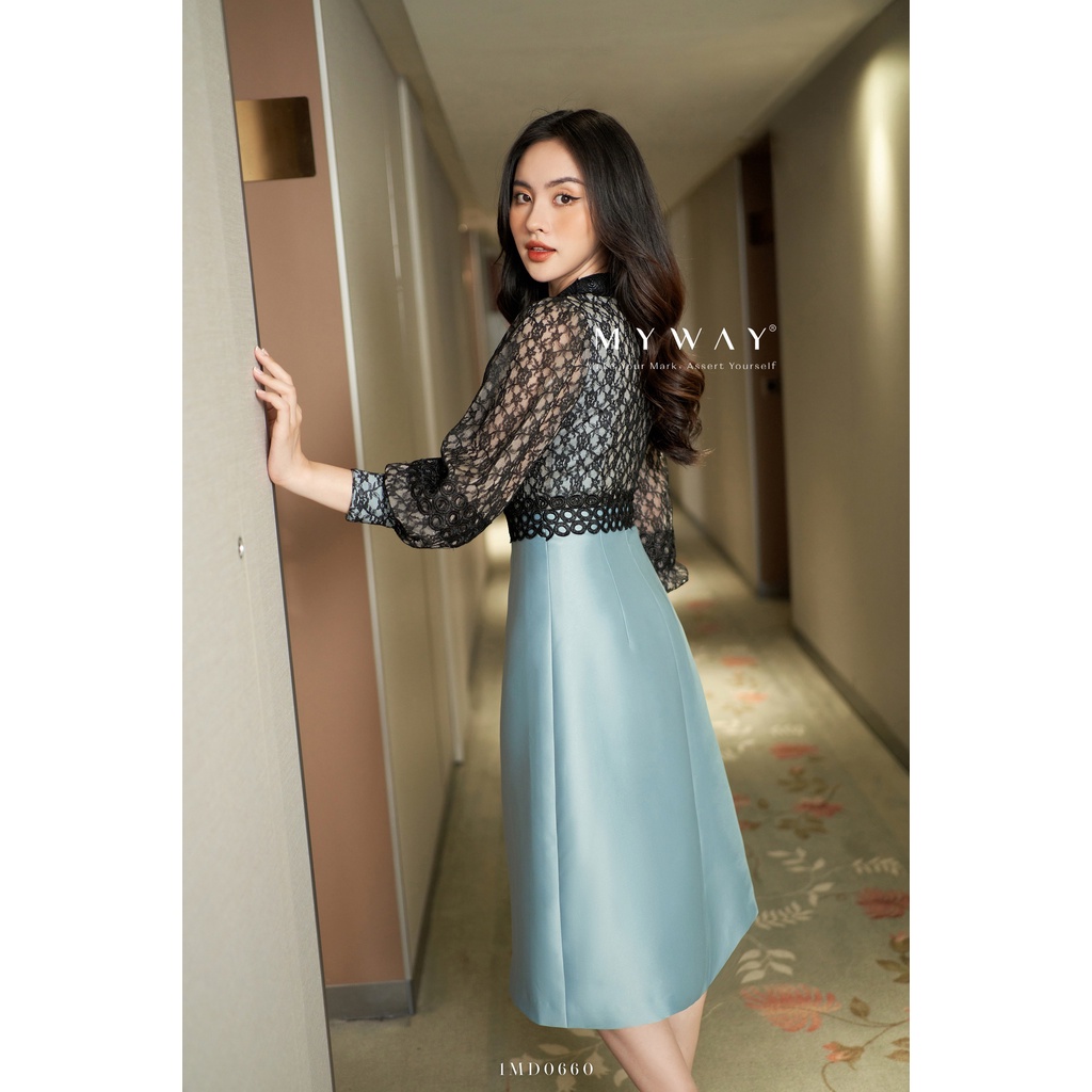 Đầm Ren Nữ Thiết Kế MY WAY Dáng A Sang Trọng 1MD0660