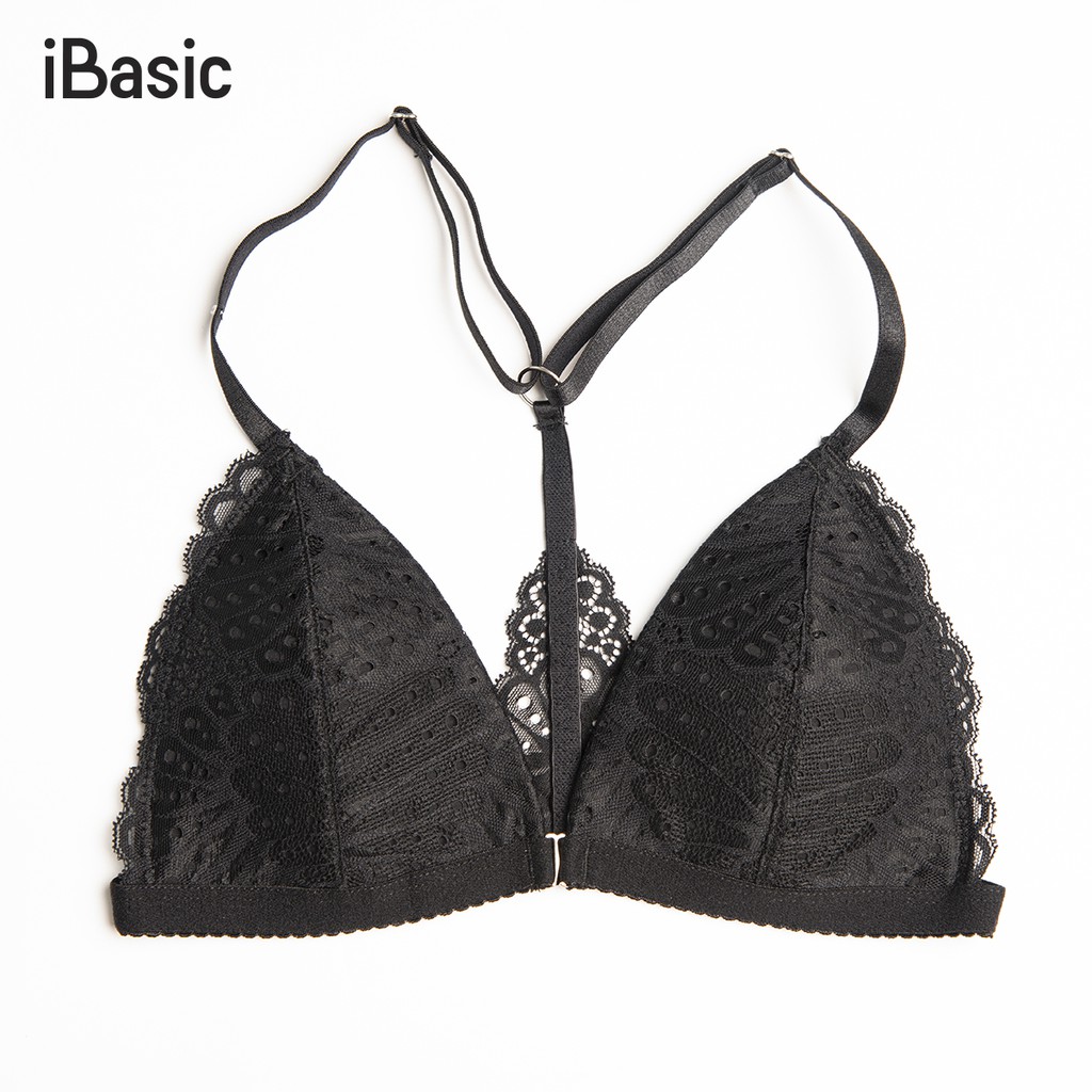 Áo bralette không gọng ren iBasic BRAY042