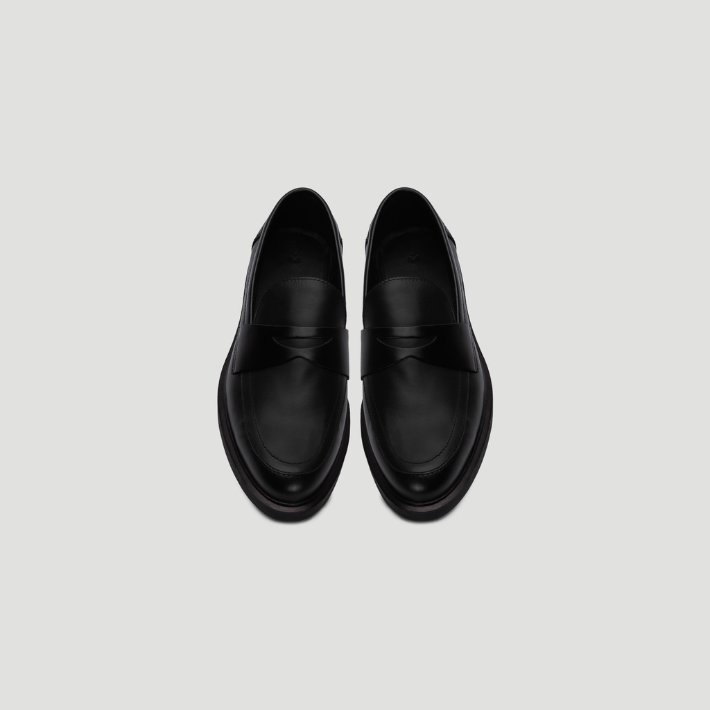 Giày Lười Nam THEWOLF Minimal Loafer - Đen