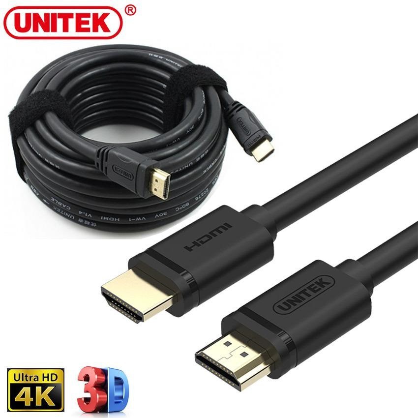 [Mã ELHACE giảm 4% đơn 300K] Cáp HDMI UNITEK dài 5m Y-C140M Chính Hãng