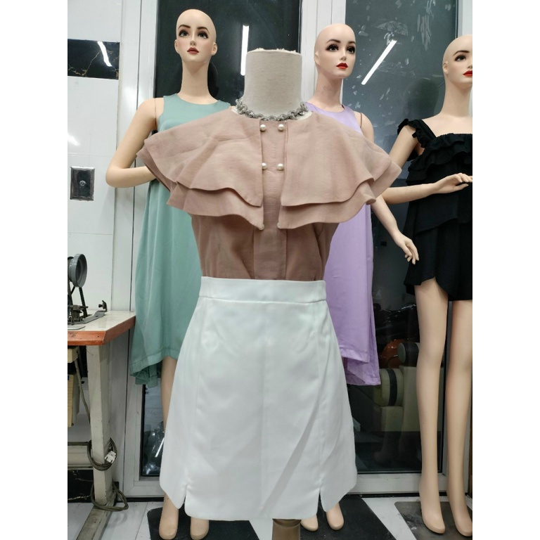 Sét Áo Bèo Kết Hợp Chân Váy Chữ A Đẹp, Tôn Dáng Chất Liệu Tơ Xước Mặc Mát Nhẹ Nhàng Thanh Lịch [NEW UNISEX]