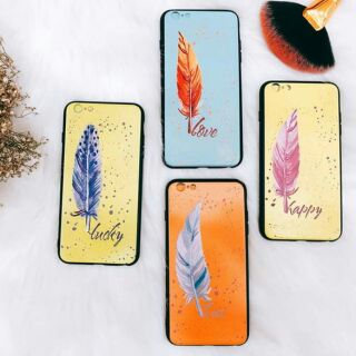 🍀SIÊU ĐẸP - ỐP MẪU LÔNG VŨ CHỮ THƯ PHÁP IN NỔI 4D