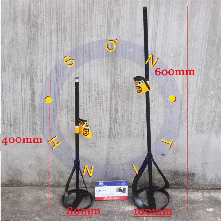 Cây quậy đuôi gài 40cm, 60cm Tolsen 40101, 40102