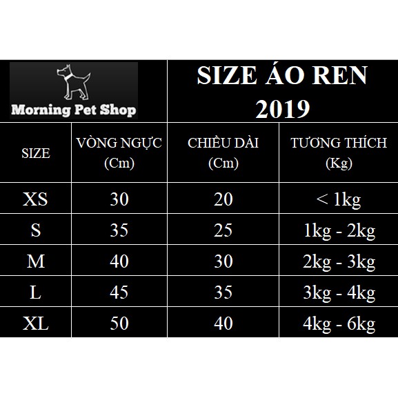 Quần áo thú cưng - Áo ren hè 2019