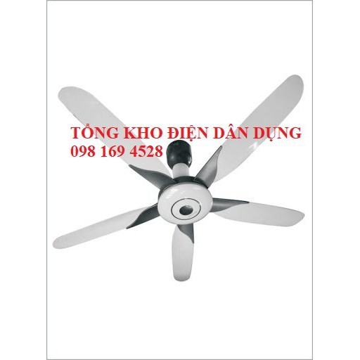 [CHÍNH HÃNG - Giá ưu đãi] Quạt trần panasonic f-60wwk 5 cánh có điều khiển