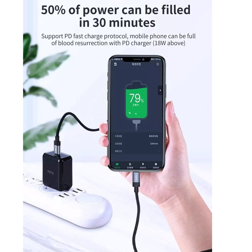 CHÍNH HÃNGDây Cáp sạc nhanh ​​PD Type-C To Type-C/ 2M/ 1M/ 120 CM/ 25 CM 300cm