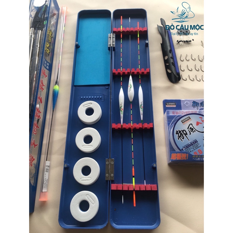 Combo Hộp Phao Câu Cá ĐỦ PHỤ KIỆN CÂU ĐÀI - CÂU ĐƠN ĐẦY ĐỦ