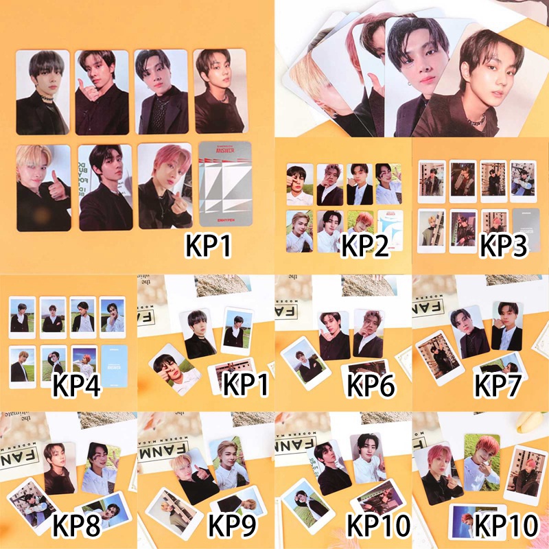 Bộ Sưu Tập Thẻ Ảnh Lomo Hình Thành Viên Nhóm Nhạc Kpop ENHYPEN Dimension:Answer