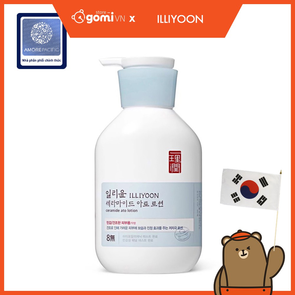Lotion Dưỡng Ẩm ILLIYOON Ceramide Ato Lotion 350ml Gomi Mall | BigBuy360 - bigbuy360.vn