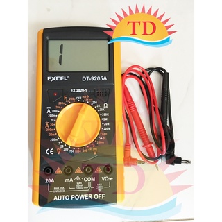 Đồng hồ đo vạn năng Digital Excel DT9205A cho thợ điện tử (Mẩu mới 2020-2021)