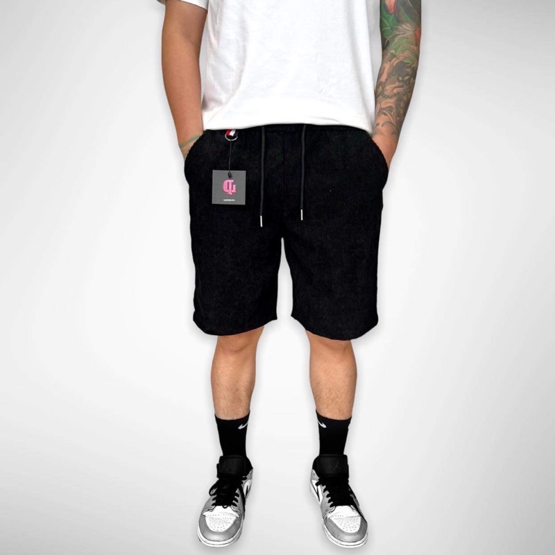 Corduroy Short LUOGÒ - Quần short nhung tăm, quần đùi nam form Unisex, quần đùi thể thao năng động | BigBuy360 - bigbuy360.vn