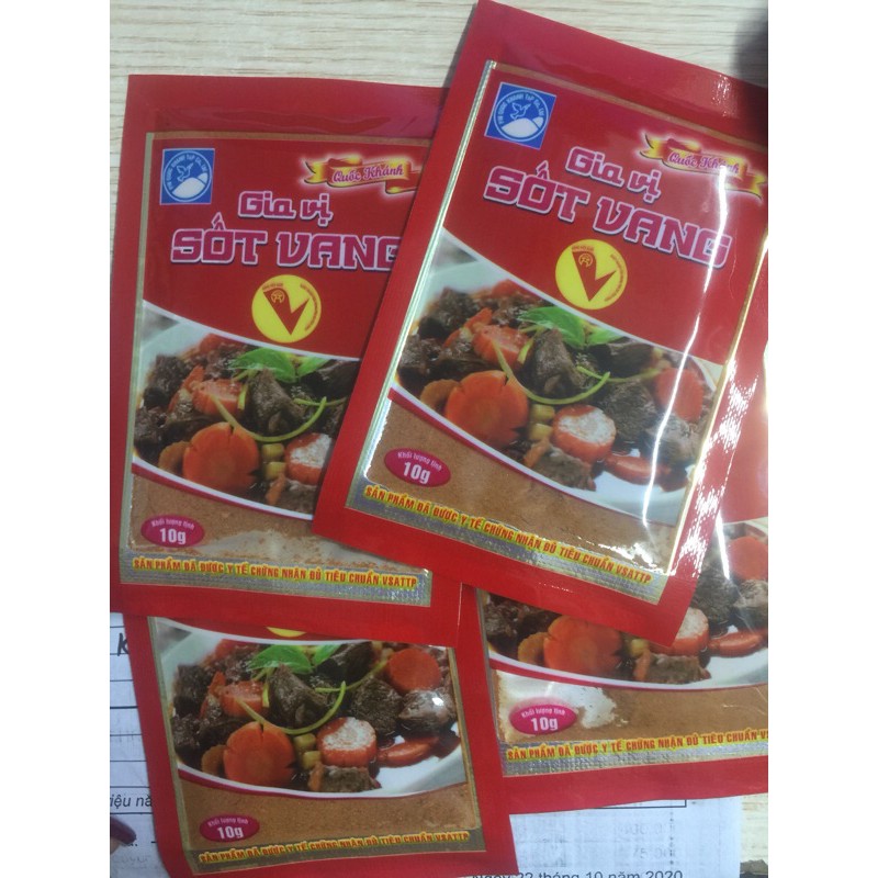 gia vị sốt vang
