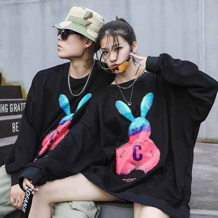Áo sweater dày dặn, áo sweater nam nữ đẹp,áo nỉ trắng đen mùa đông đẹp