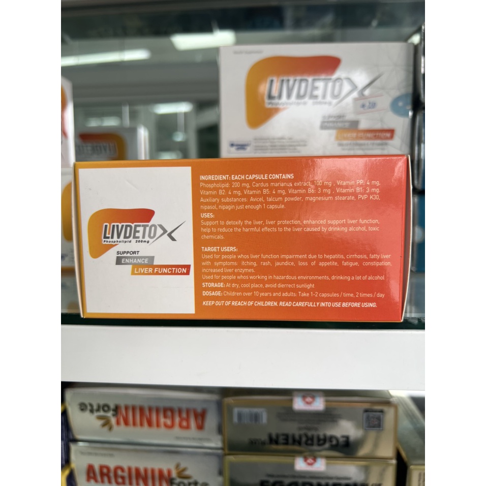 Livdetox Hỗ Trợ Giải Độc Gan, Hỗ Trợ Tăng Cường Chức Năng Gan, Làm Giảm Các Ảnh Hưởng Có Hại Đến Gan