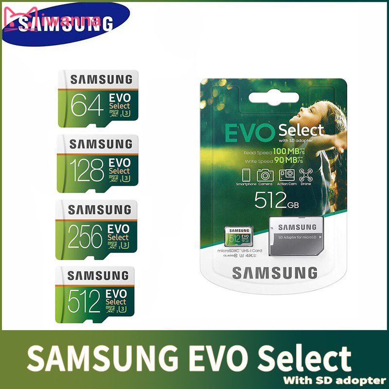 Samsung Thẻ Micro Sd Evo Plus Flash Thẻ 128Gb 64Gb 256Gb 512Gb 32Gb 8Gb Class 10 UHS-I Tốc Độ Cao Thẻ Microsd Tf VN