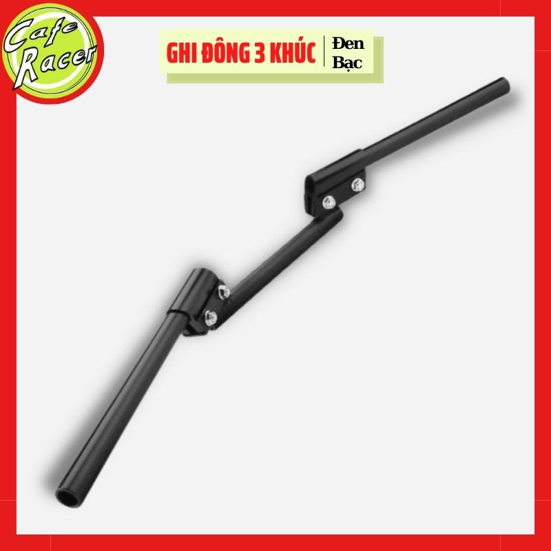 Ghi đông 3 khúc làm tay lái độ xe Win CAFE RACER Gn125 CG có 2 loại đặc và rỗng