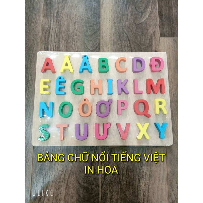 Bảng Chữ Cái In Hoa Tiếng Việt