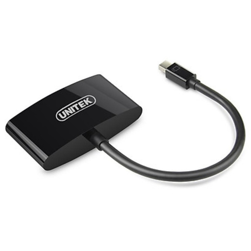 Cáp chuyển đổi Mini Displayport to Vga-HDMI Unitek Y-6328BK