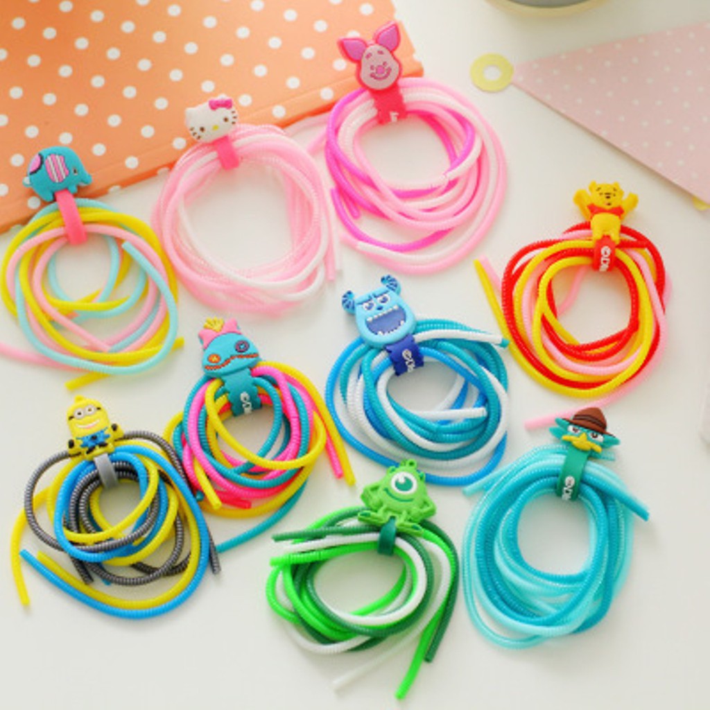 (Giá Sỉ) Dây Cuốn Sạc Điện Thoại 2 Màu Chống Rối - Chống Đứt Gãy Cho Cáp Sạc Và Tai Nghe PK03 | BigBuy360 - bigbuy360.vn