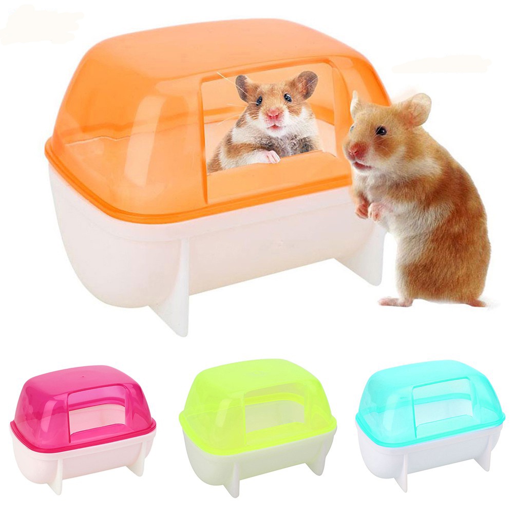 Nhà tắm cho hamster bằng nhựa kích thước size 10 X 6 X 6cm