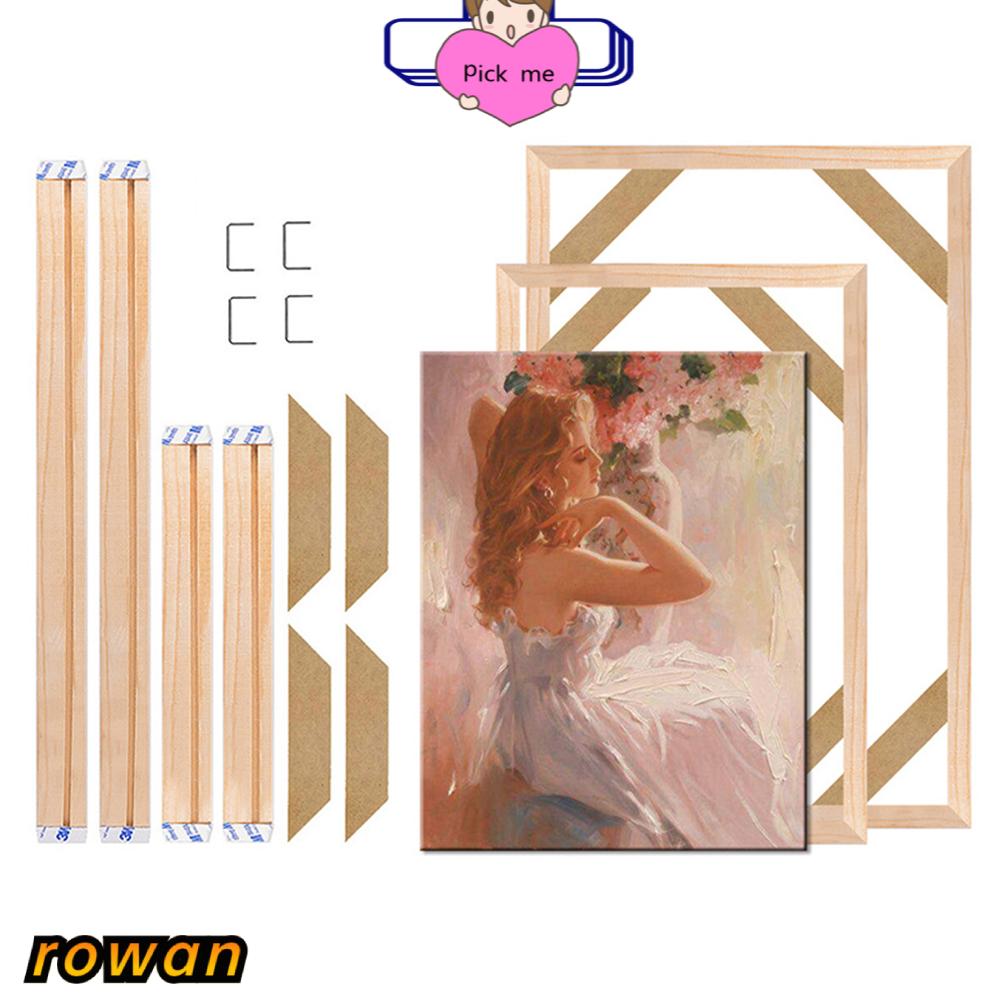 Giá Đỡ Tranh Treo Tường Bằng Gỗ Canvas Độc Đáo Trang Trí Nhà Cửa Diy