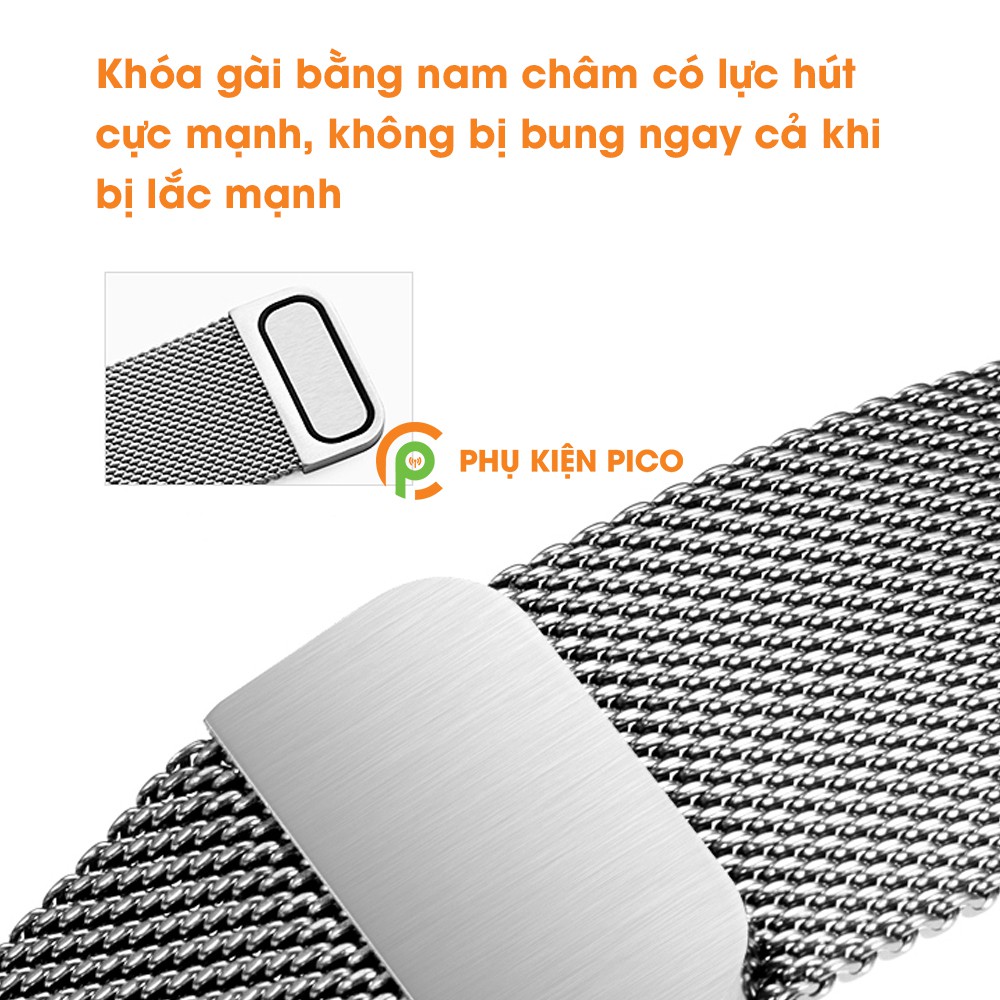 Dây đồng hồ Oppo Watch 41 46 mm dây đeo bằng thép không gỉ Milanese Loop có khóa nam châm