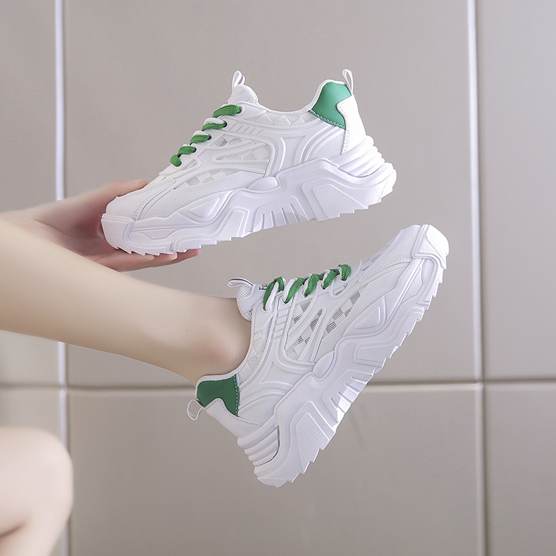 Giày Thể Thao Tăng Chiều Cao Phong Cách Thời Trang Hàn Quốc Cho Nữ