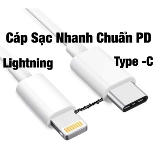 Cáp Sạc Nhanh Chuẩn Power Delivery cho iP Type C to Lightning PD