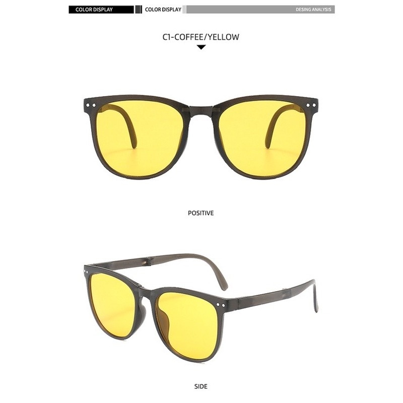 Kính Mát Gọng Vuông Thời Trang Dành Cho Nam Và Nữ