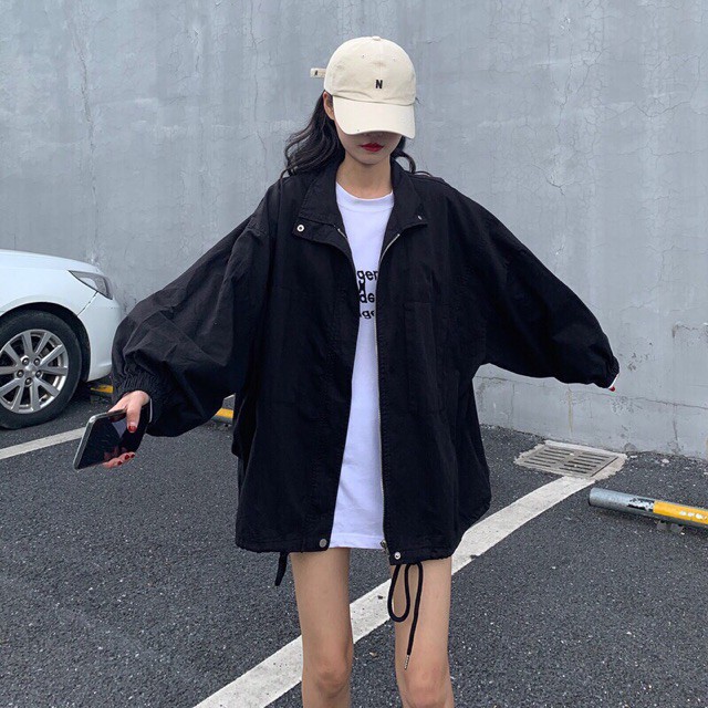 Áo khoác kaki tay bồng form rộng style Ulzzang siêu xinh ( ảnh thật/ sẵn) | BigBuy360 - bigbuy360.vn