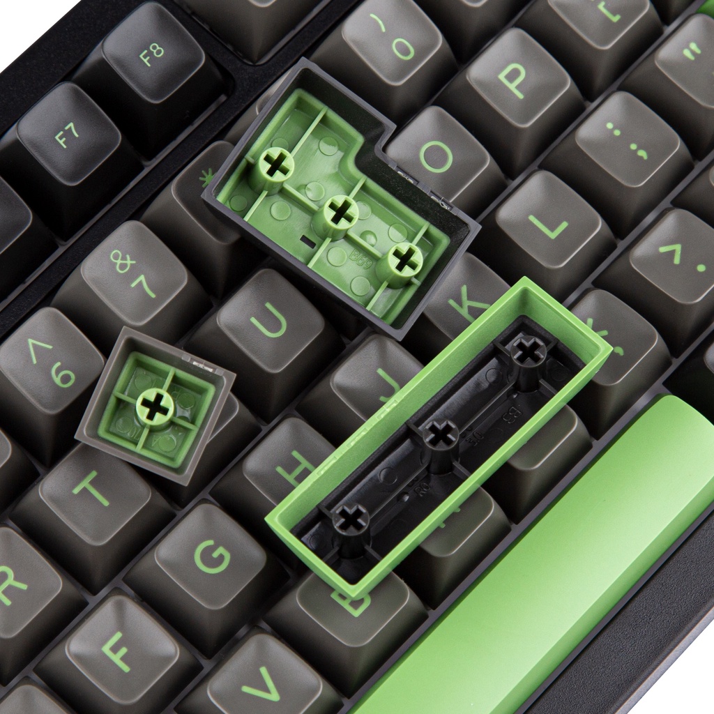 SA Profile Double Shot Keycaps 172 Phím Đặt Bàn phím cơ bố trí ANSI & ISO cho Cherry MX Gateron Kailh Switch Green MelGeek Theme