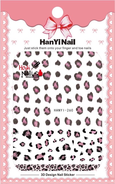 Sticker da báo - Phụ kiện Nail Giá Rẻ