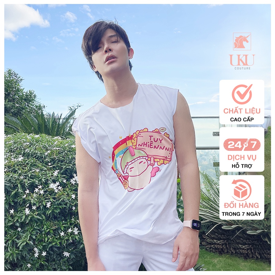 Áo Thun Cổ Tròn Thời Trang Unisex UKU Couture, Cotton Co Giãn, Bền, Đẹp, Chống Nhăn, Thấm Hút Mồ Hôi