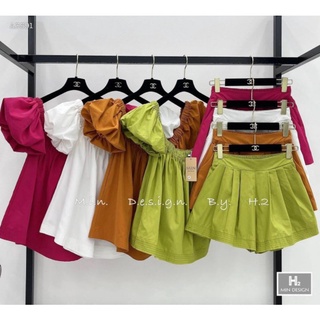 SET BỘ THÔ TRỄ VAI PHỐI QUẦN SHORT