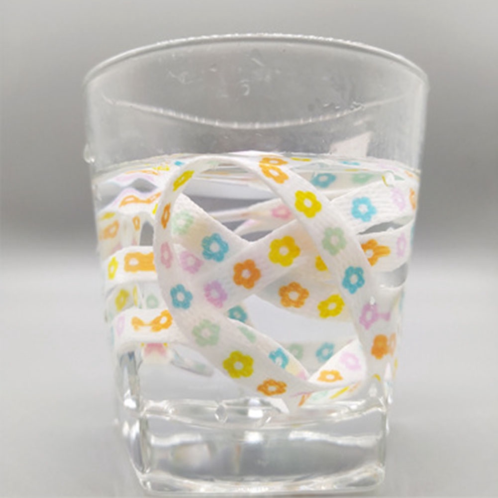 Một Cặp Dây Buộc Giày In Hoa Nhiều Màu Sắc Dễ Thương Dành Cho Bé Gái