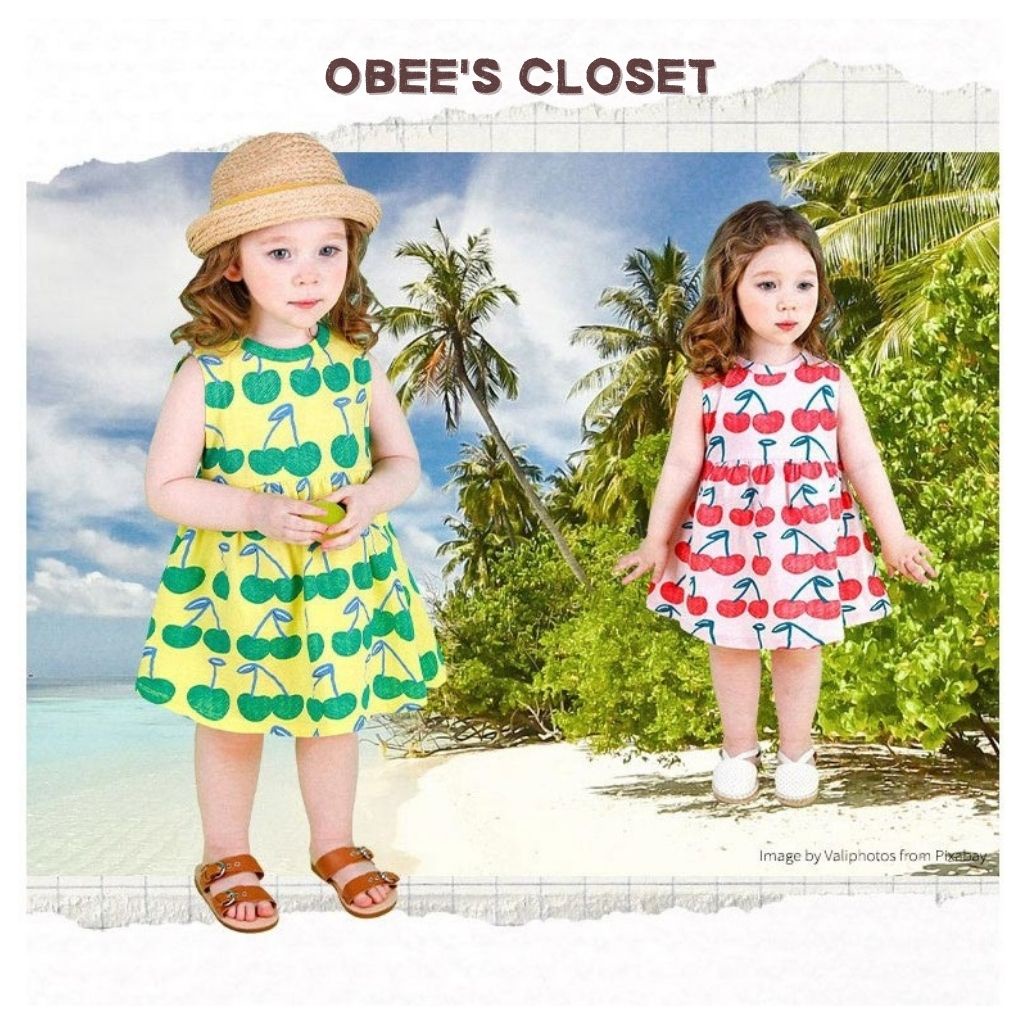 Váy bé gái Obee's Closet Đầm Hàn Quốc cho bé gái 1 - 8 tuổi