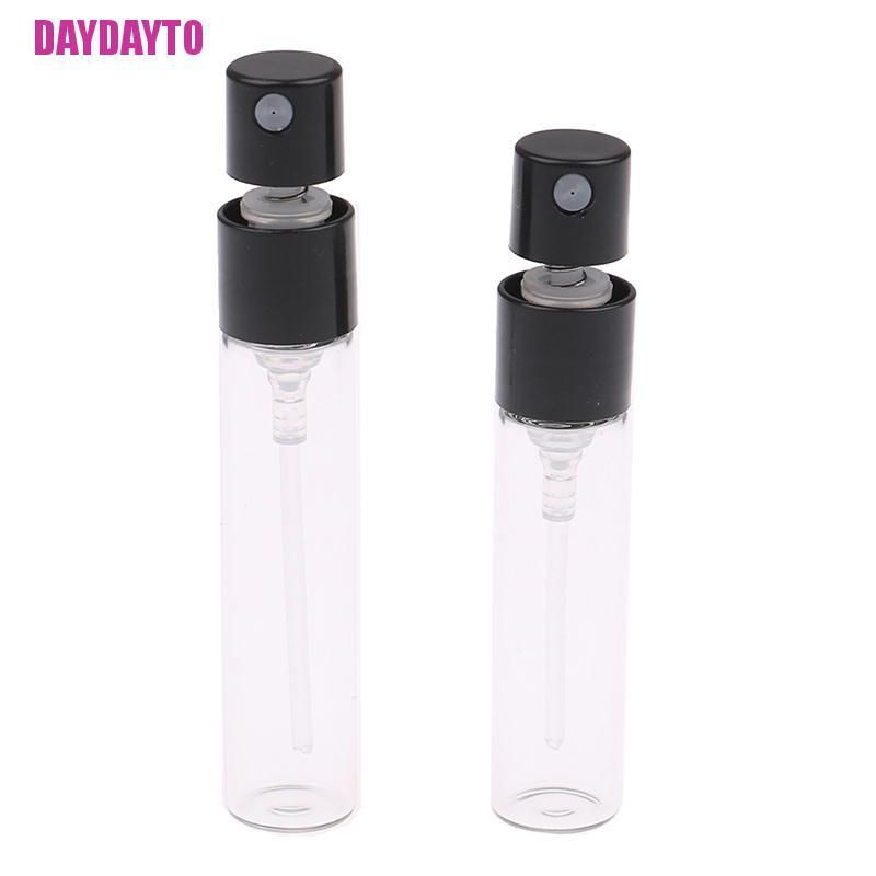 (Hàng Mới Về) Set 5 Lọ Thủy Tinh Rỗng 2ml / 2.5ml Dùng Chiết Nước Hoa Khi Đi Du Lịch