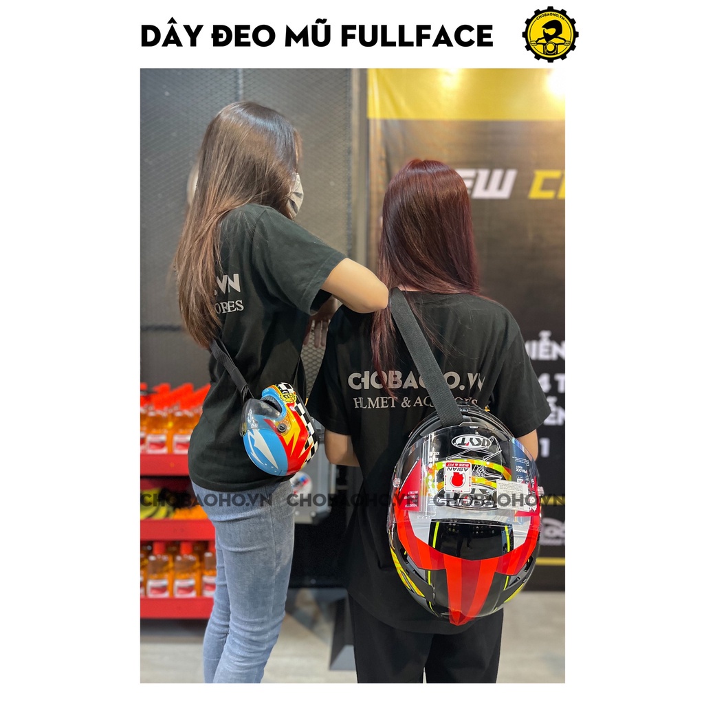 [Chính hãng] Dây Đeo Mũ Fullface Đi Xe Máy