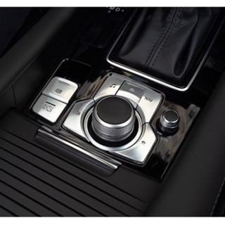 Ốp Nút Media + Nút khởi động Mazda