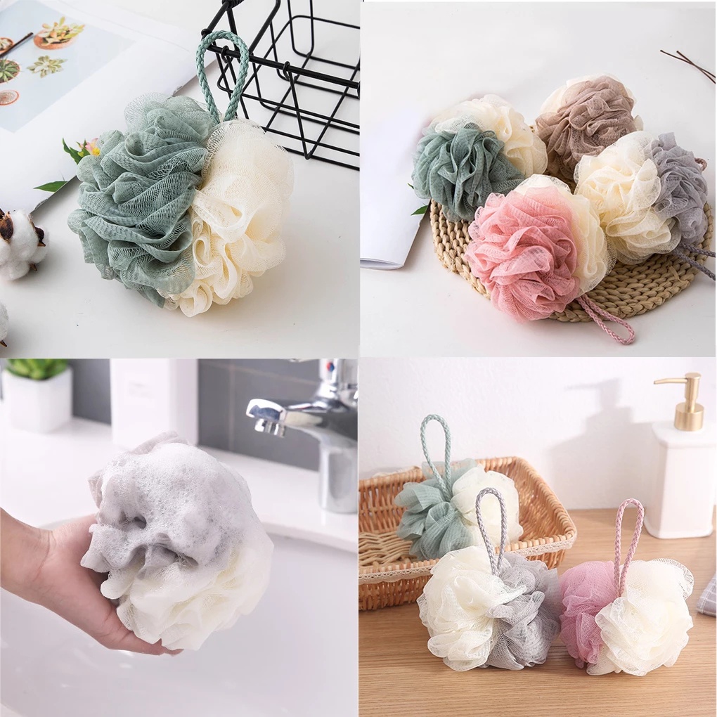 Bông tắm kiểu lưới cỡ lớn hai màu sắc kết hợp thời trang dành cho cả nam và nữ