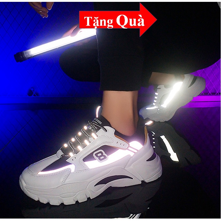 Giày Sneaker Nam Đế Cao Su Non, Giày Nam trend 2023 - Tăng Chiều Cao Tự Nhiên