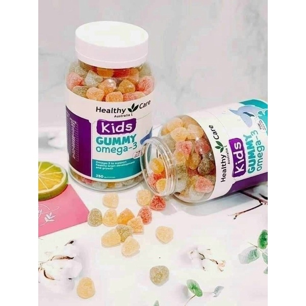 [Mẫu Mơis] Kẹo Gummies Kid nổi tiếng nhất Úc KẸO DẺO VITA GUMMIES OMEGA 3 ÚC