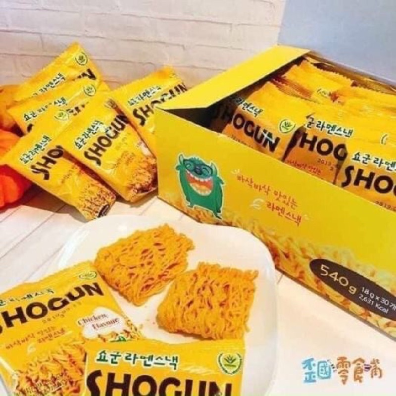 Mì ăn liền trẻ em Hàn Quốc Shogun 95k/ 1 hộp (30 gói x 18gr/1 gói)
