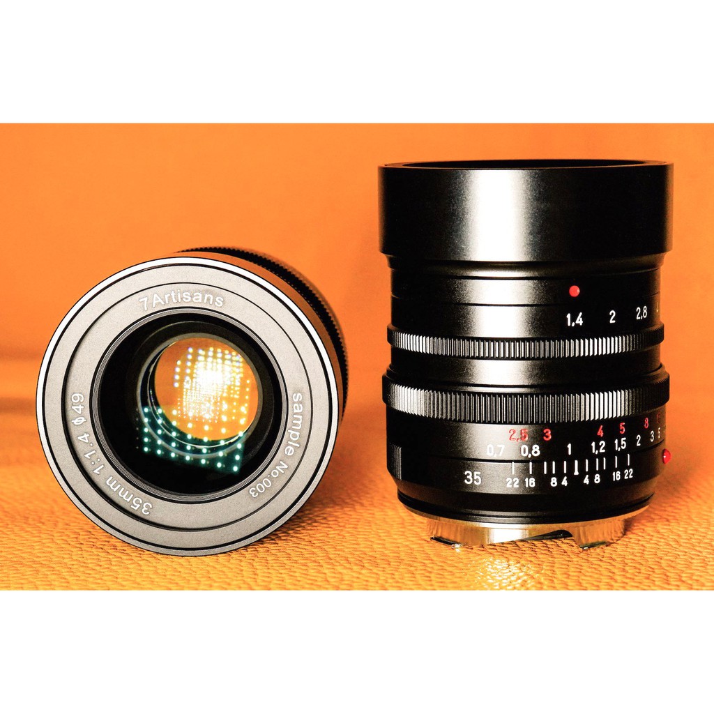 [Mã 229ELSALE hoàn 7% đơn 300K] Ống kính 7Artisans 35mm F1.4 lens for Leica M-mount phiên bản đặc biệt siêu hiếm