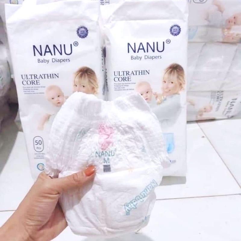 Bỉm quần / dán Nanu cao cấp cho bé yêu - Bịch 50 cái